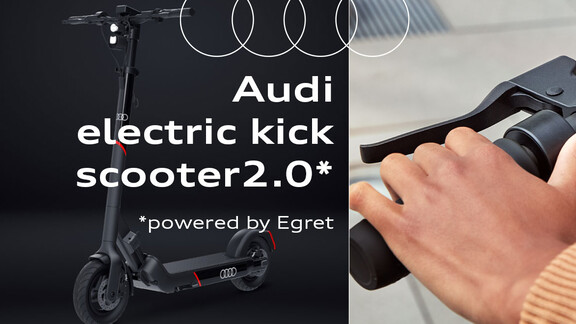Audi electric kick scooter | Powered by Egret