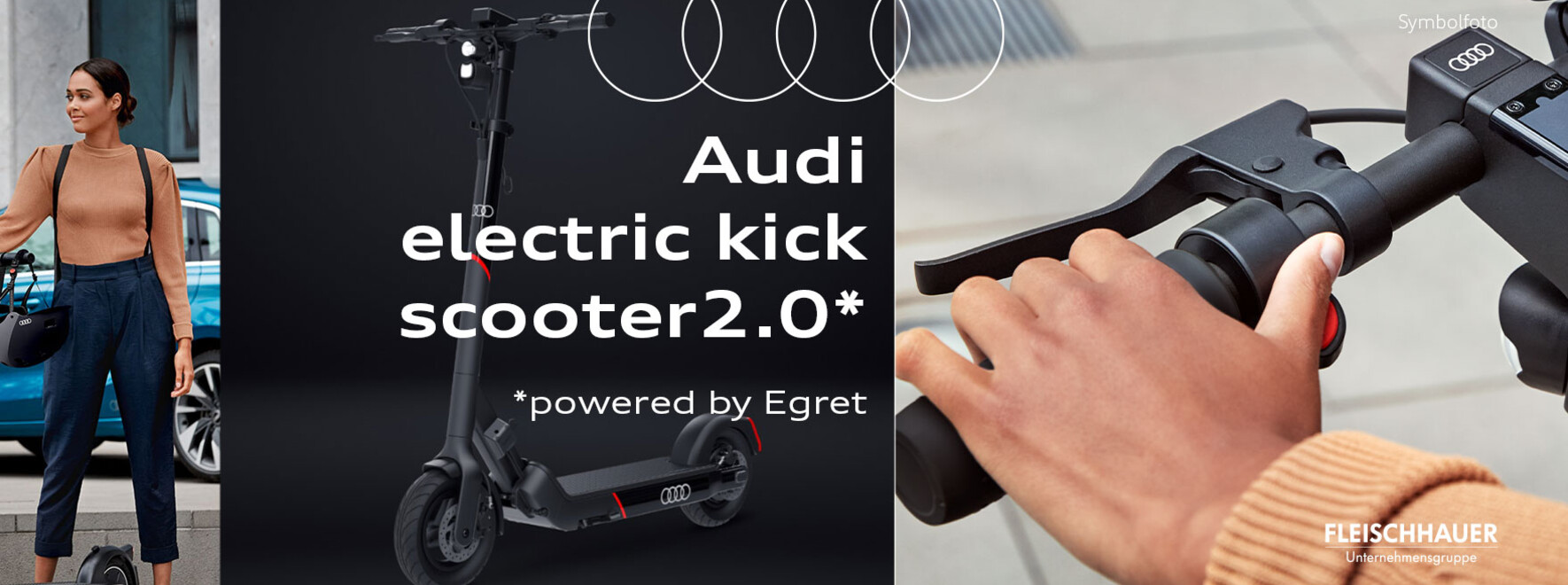 Audi electric kick scooter | Powered by Egret